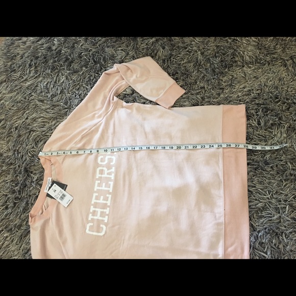 🥂GRAYSON/THREADS Blush Pink “CHEERS” Sweatshirt - Picture 6 of 8